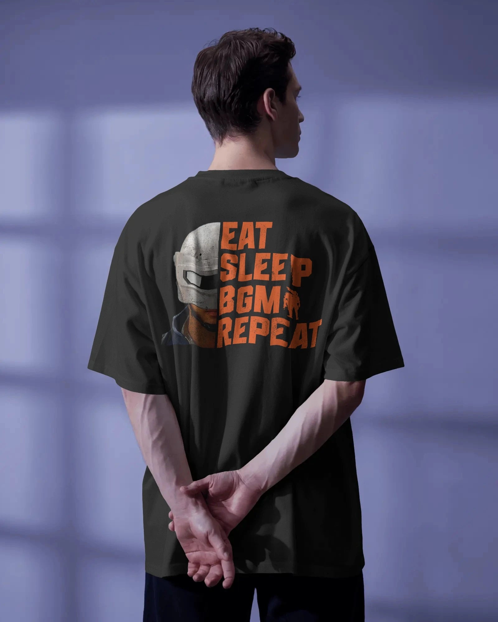 Eat Sleep BGMI Repeat – Oversized Tee