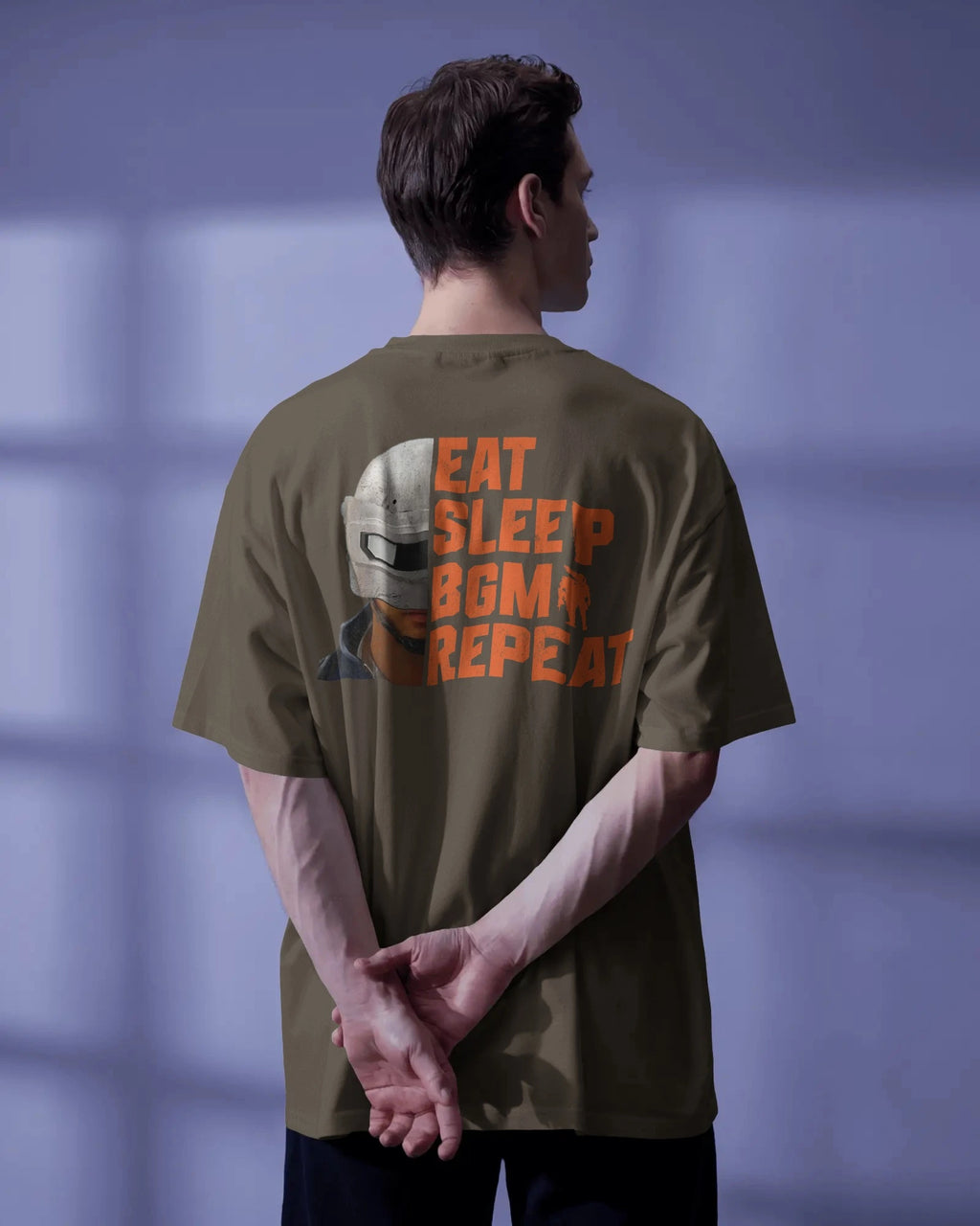 Eat Sleep BGMI Repeat – Oversized Tee