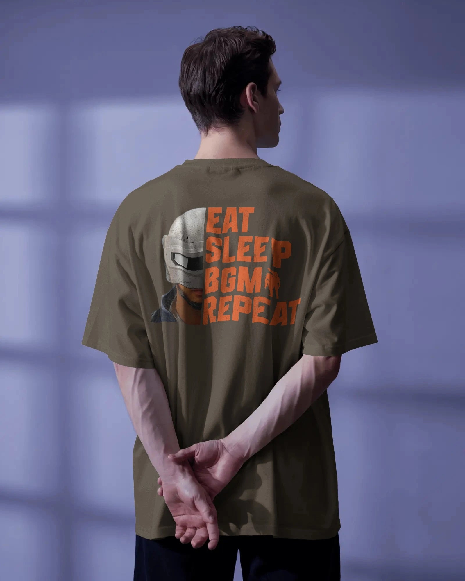 Eat Sleep BGMI Repeat – Oversized Tee