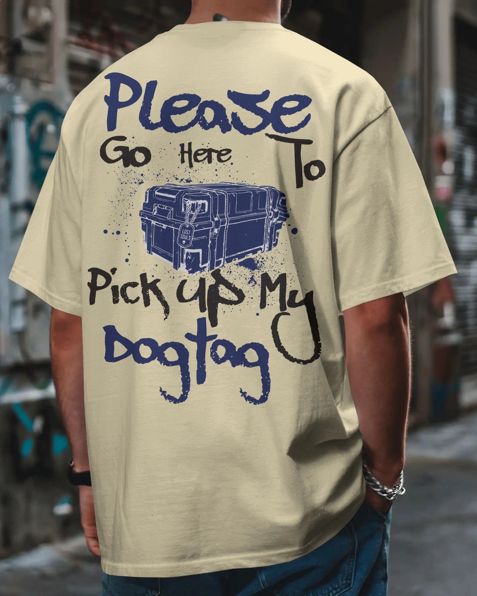 Dogtag Oversized T-Shirt