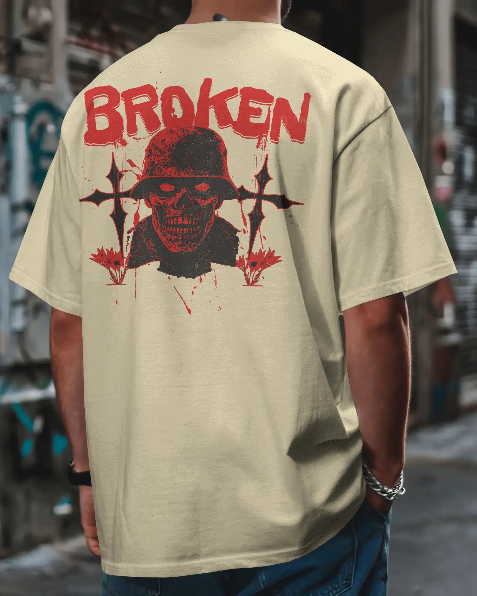 Broken CODM Streetwear Oversized Tee