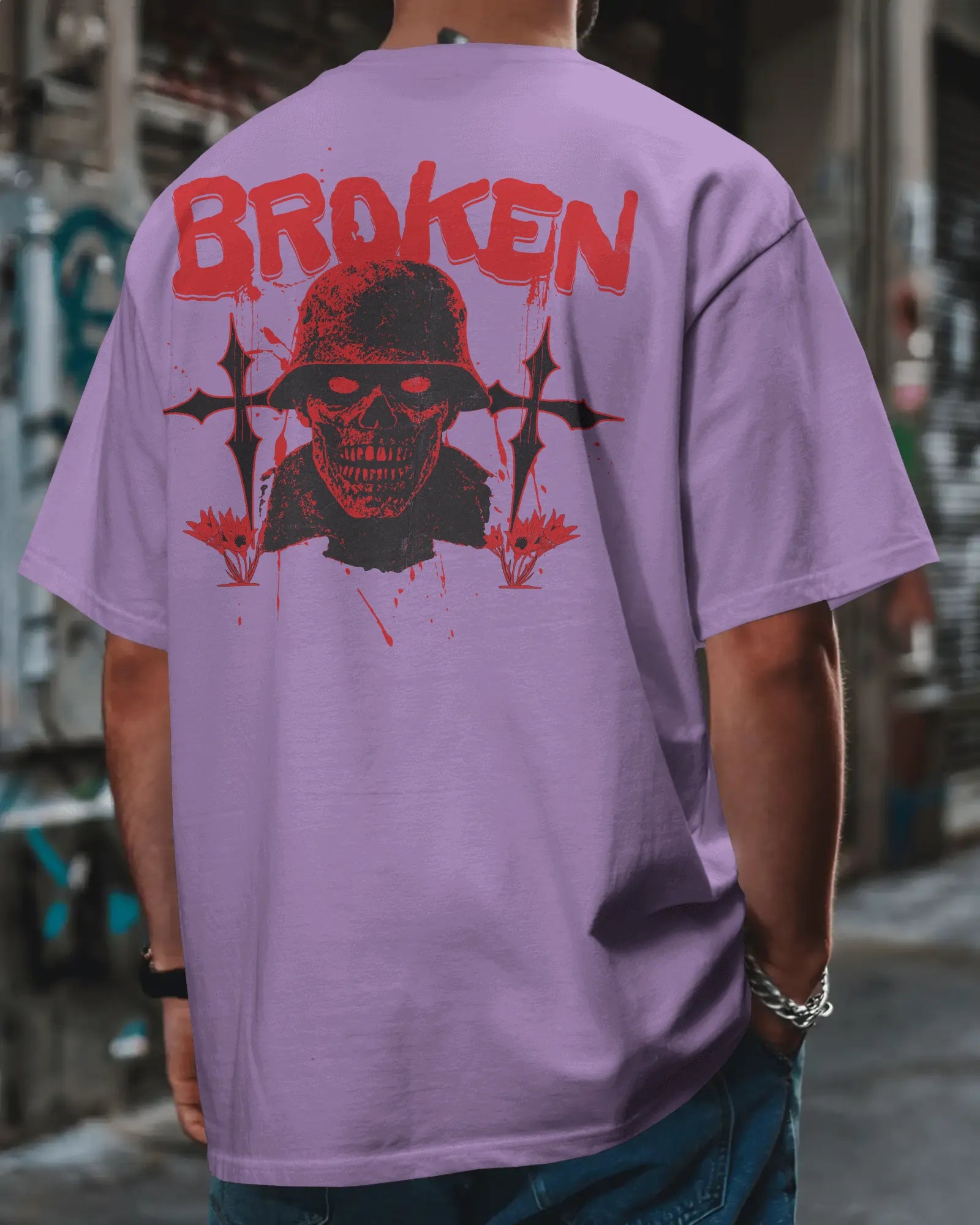 Broken CODM Streetwear Oversized Tee