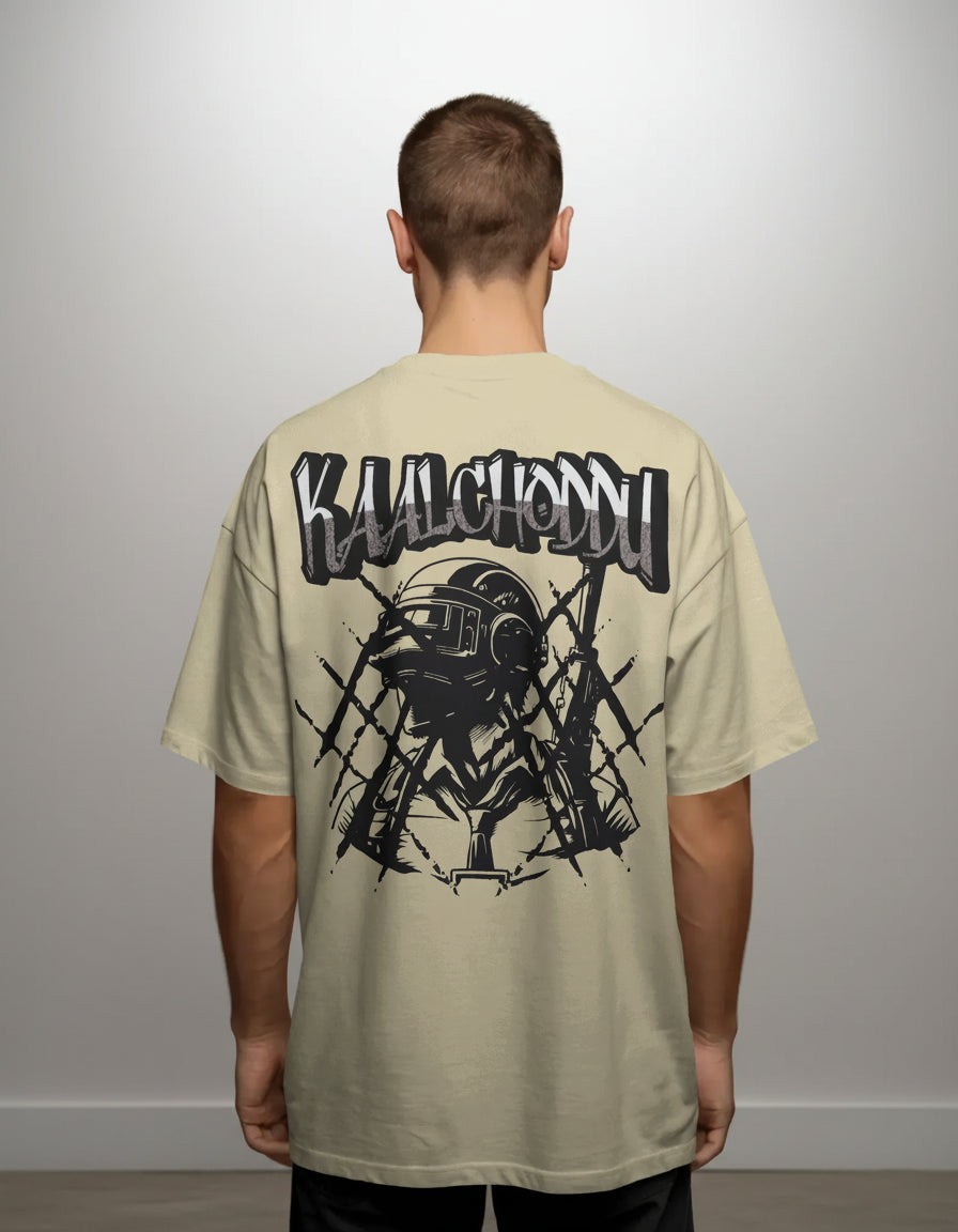 Kalchoddu Desi PUBG Meme Oversized Tee