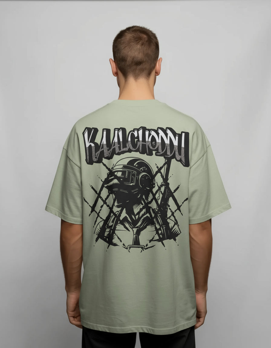 Kalchoddu Desi PUBG Meme Oversized Tee