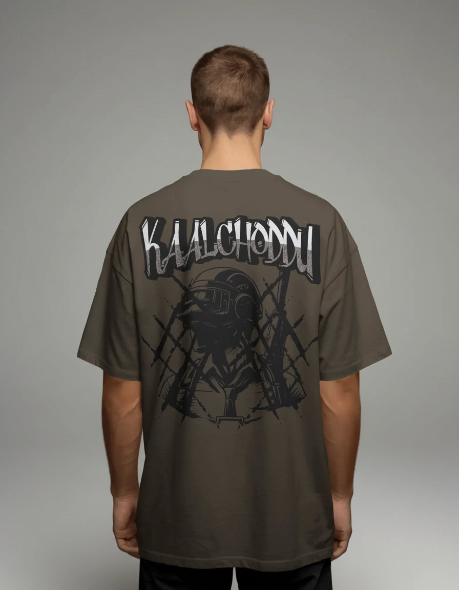 Kalchoddu Desi PUBG Meme Oversized Tee
