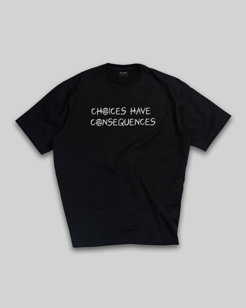 Choices Have Consequences Oversized T-Shirt for Ghost Simps