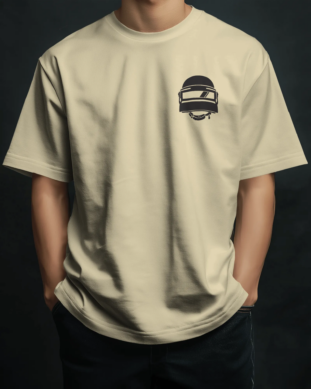 Kalchoddu Desi PUBG Meme Oversized Tee