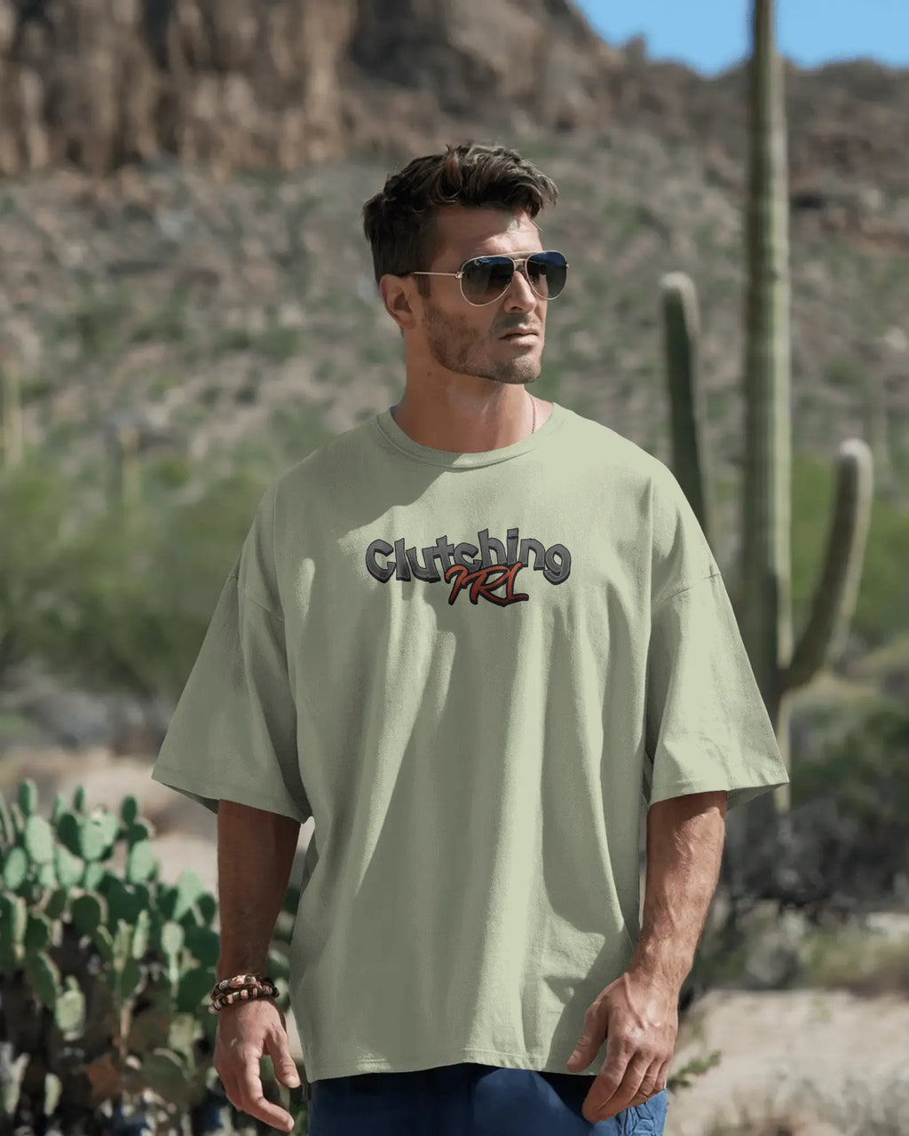 Clutch God – Oversized Gamer Streetwear Tee