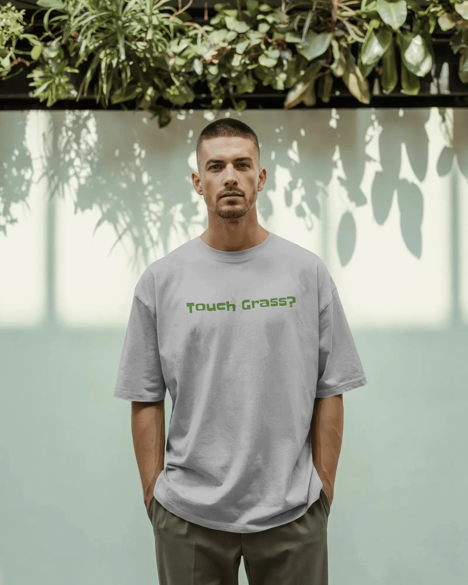 Touch Some Grass Oversized Tee