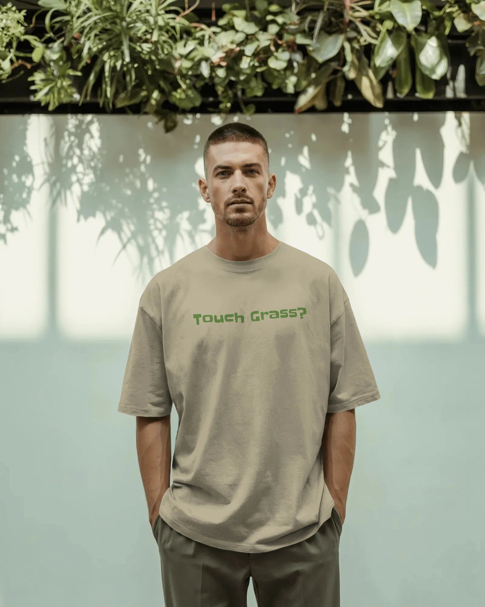 Touch Some Grass Oversized Tee