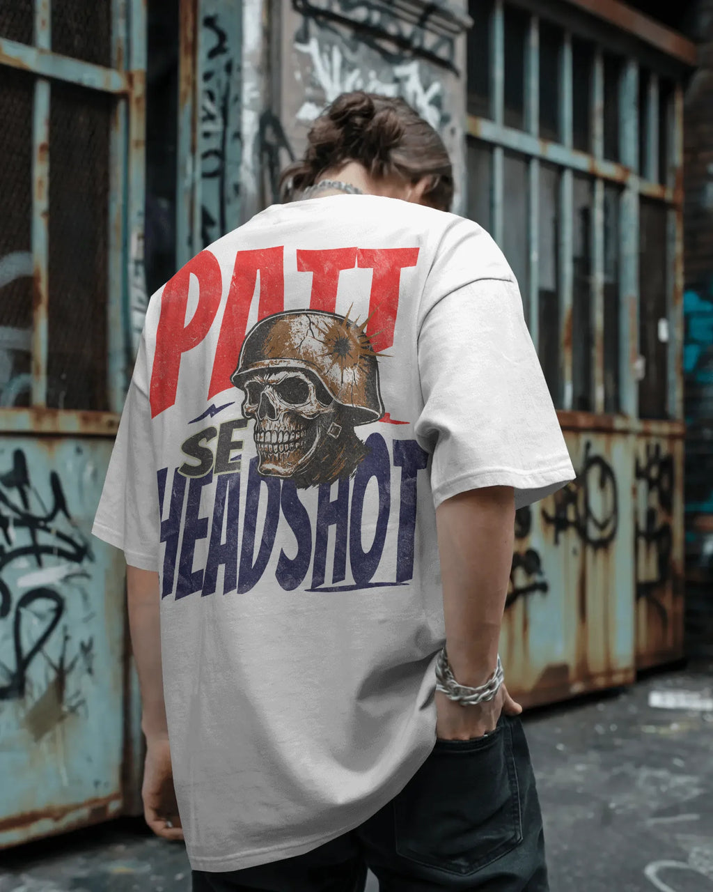 BGMI Patt Se Headshot Oversized T-Shirt