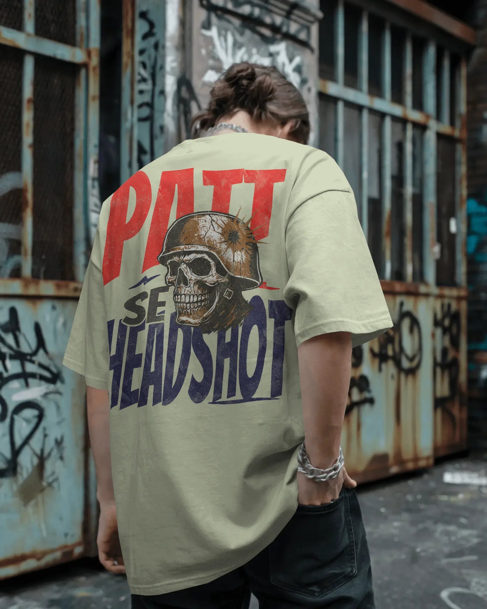 BGMI Patt Se Headshot Oversized T-Shirt